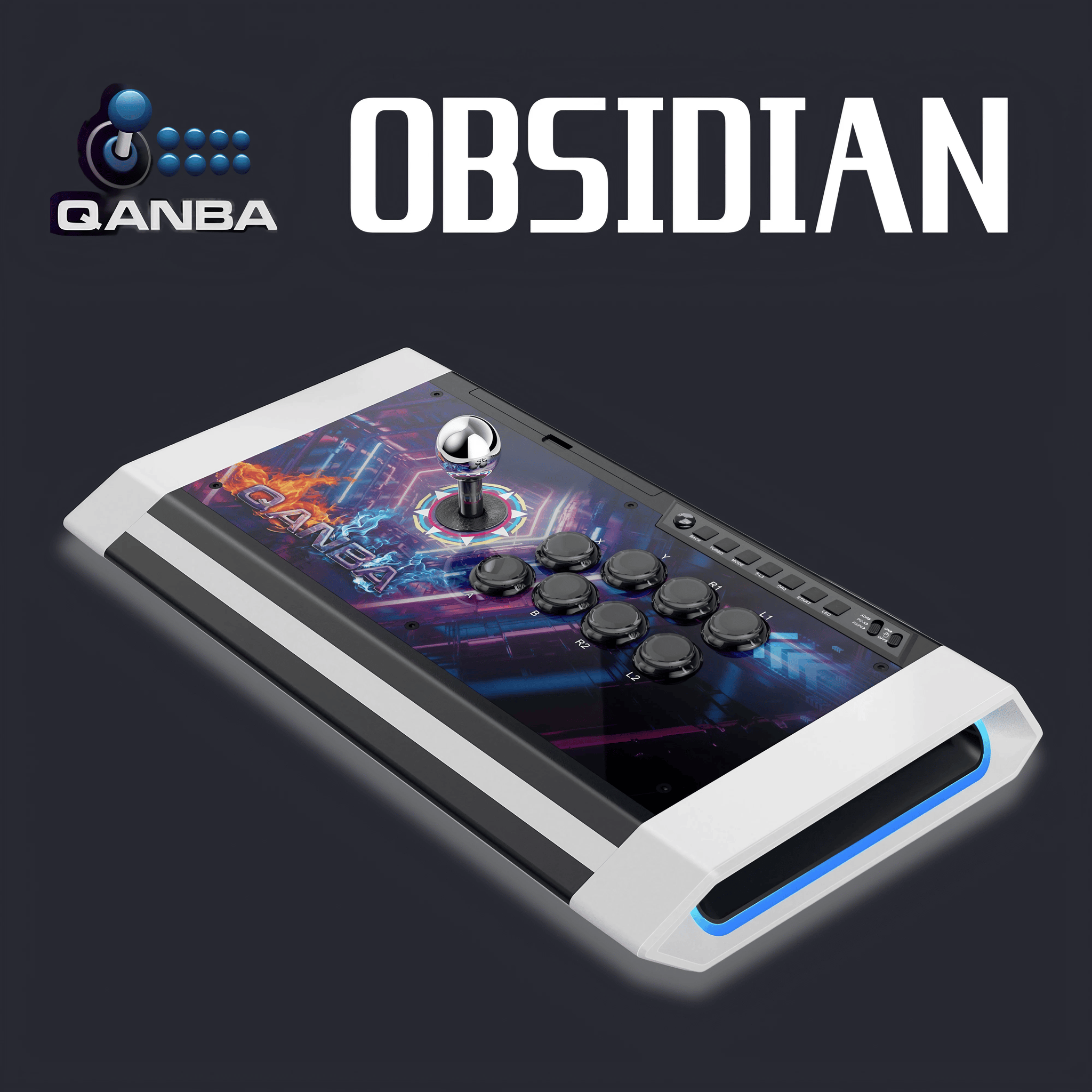 PC用ゲームコントローラー・コンバーター Qanba Q3MF Obsidian Arcade Joystick Qanba Q3MF Obsidian Arcade Joystick | アーケードスティック