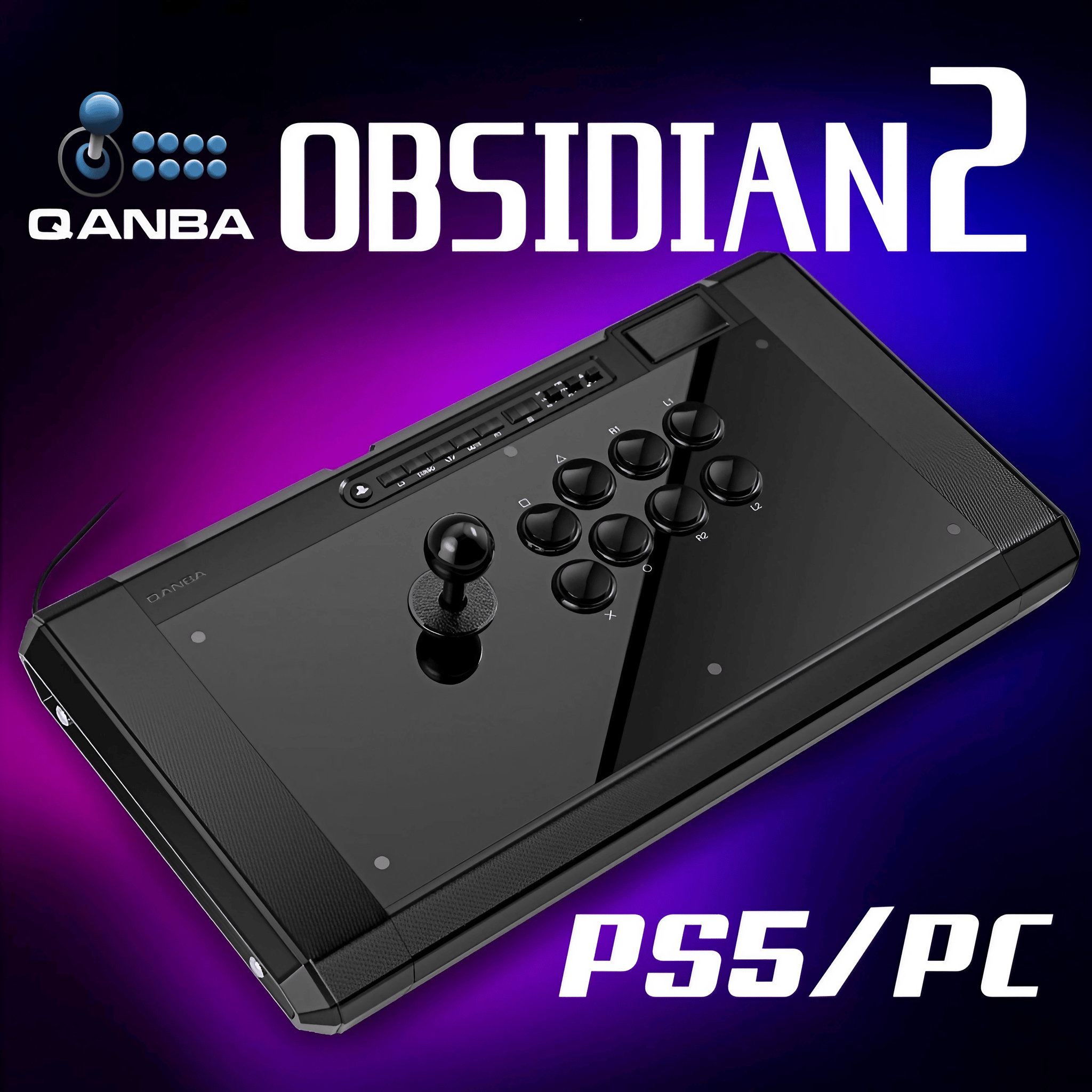 CIELOGAMES】 Qanba Q7 Obsidian2 Arcade Joystick | アーケードスティック
