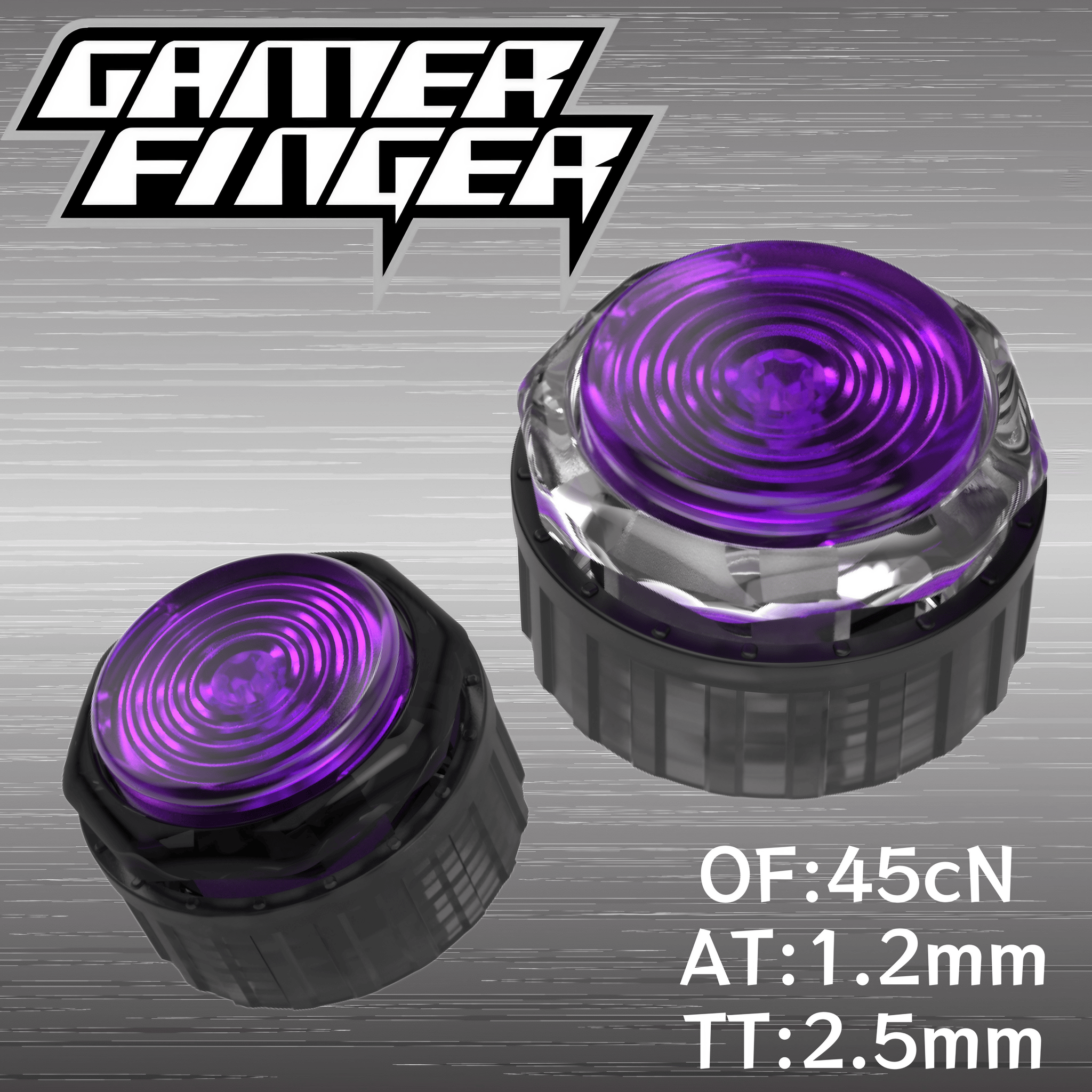 gamerfinger 8個セット ブラック レッド ライトグリーン 30mm CIELOGAMES】 GamerFinger HBFS-30 ネジ式 30mm | ボタン
