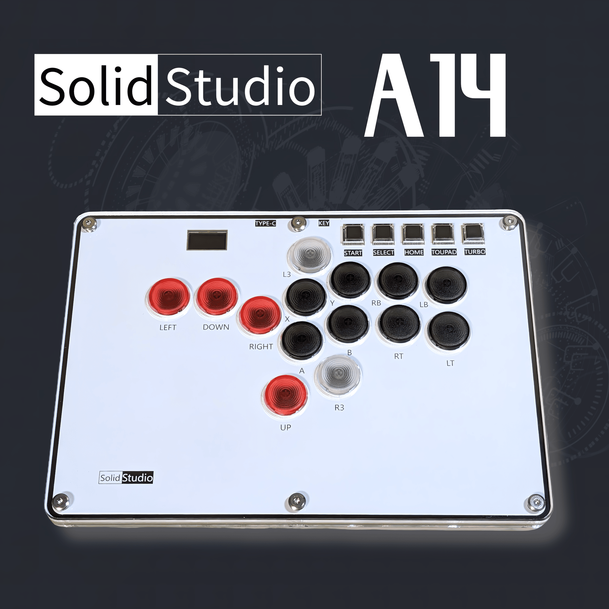 SolidStudio A14 薄型レバーレスコントローラー Solid Studio A14 | 薄型レバーレスコントローラー – CIELOGAMES