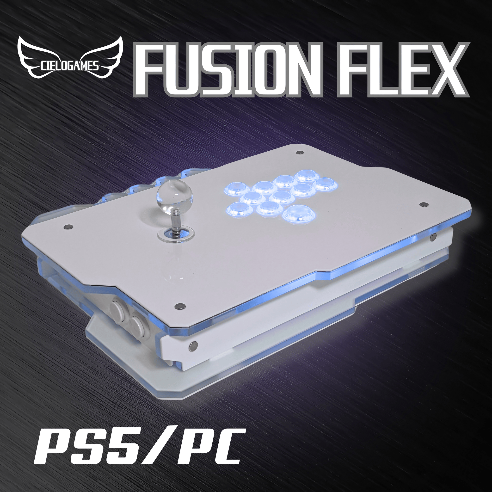 【CIELOGAMES】FusionFlex PS5対応版 | アケコン | ボタン増設タイプ | Arcade Stick