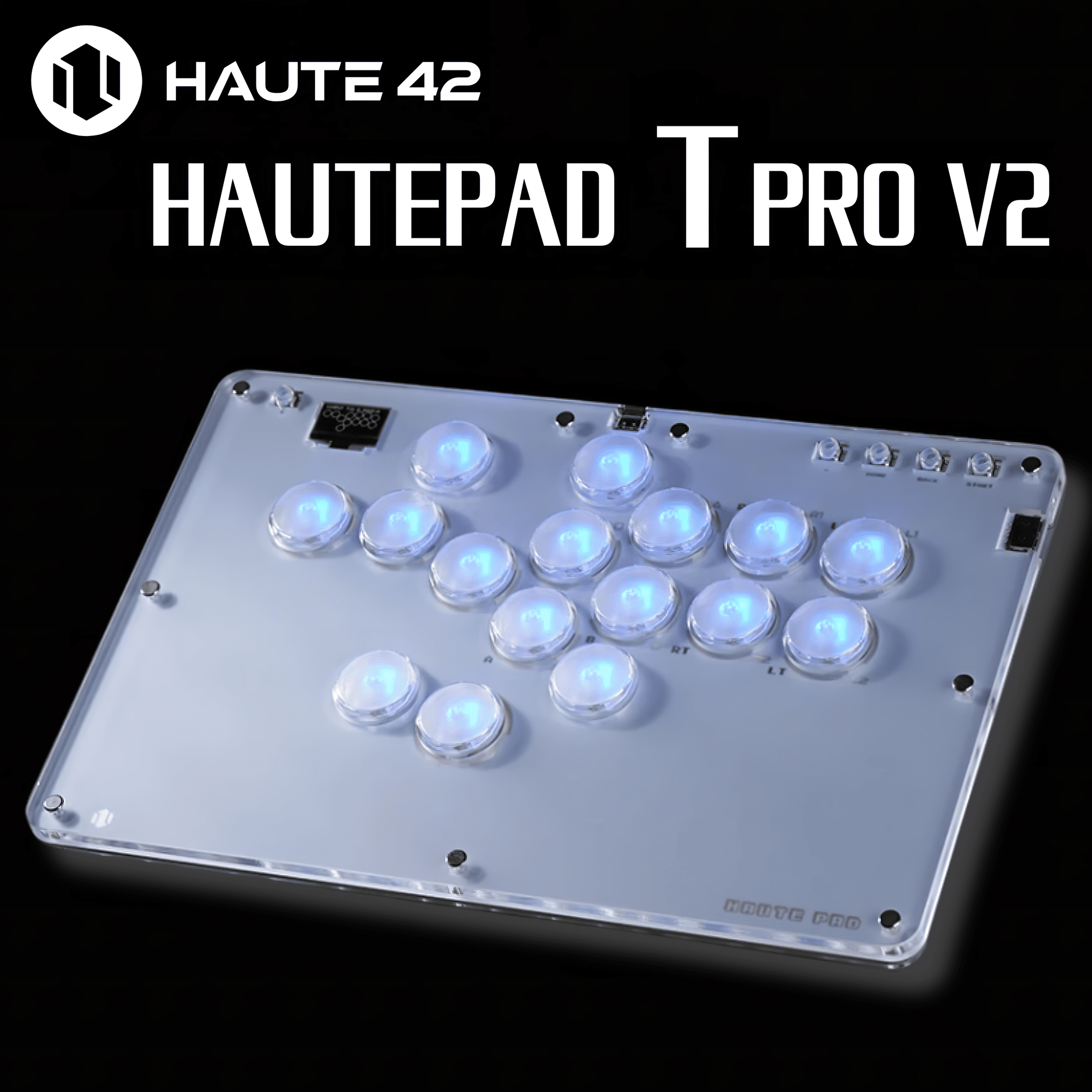 Haute42 T16 PRO ホワイト レバーレス Haute42 COSMOX HautePad T16-Pro V2 | 薄型レバーレス