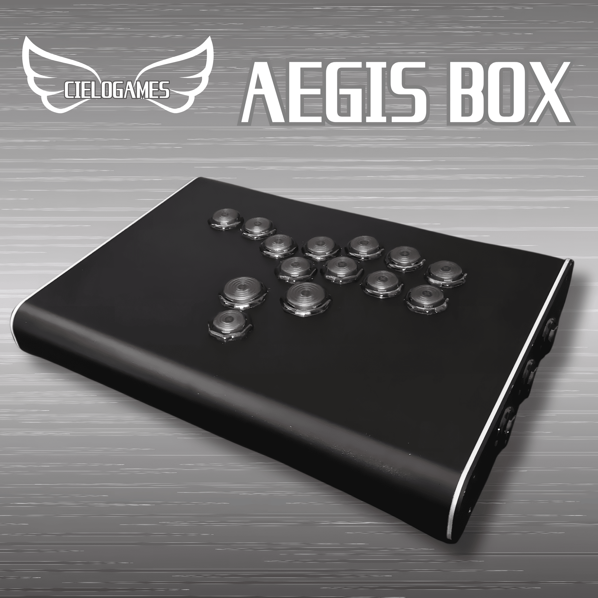 レバーレス アーケードコントローラー CIELOGAMES】CieloGames AegisBox | アルミ合金製レバーレス