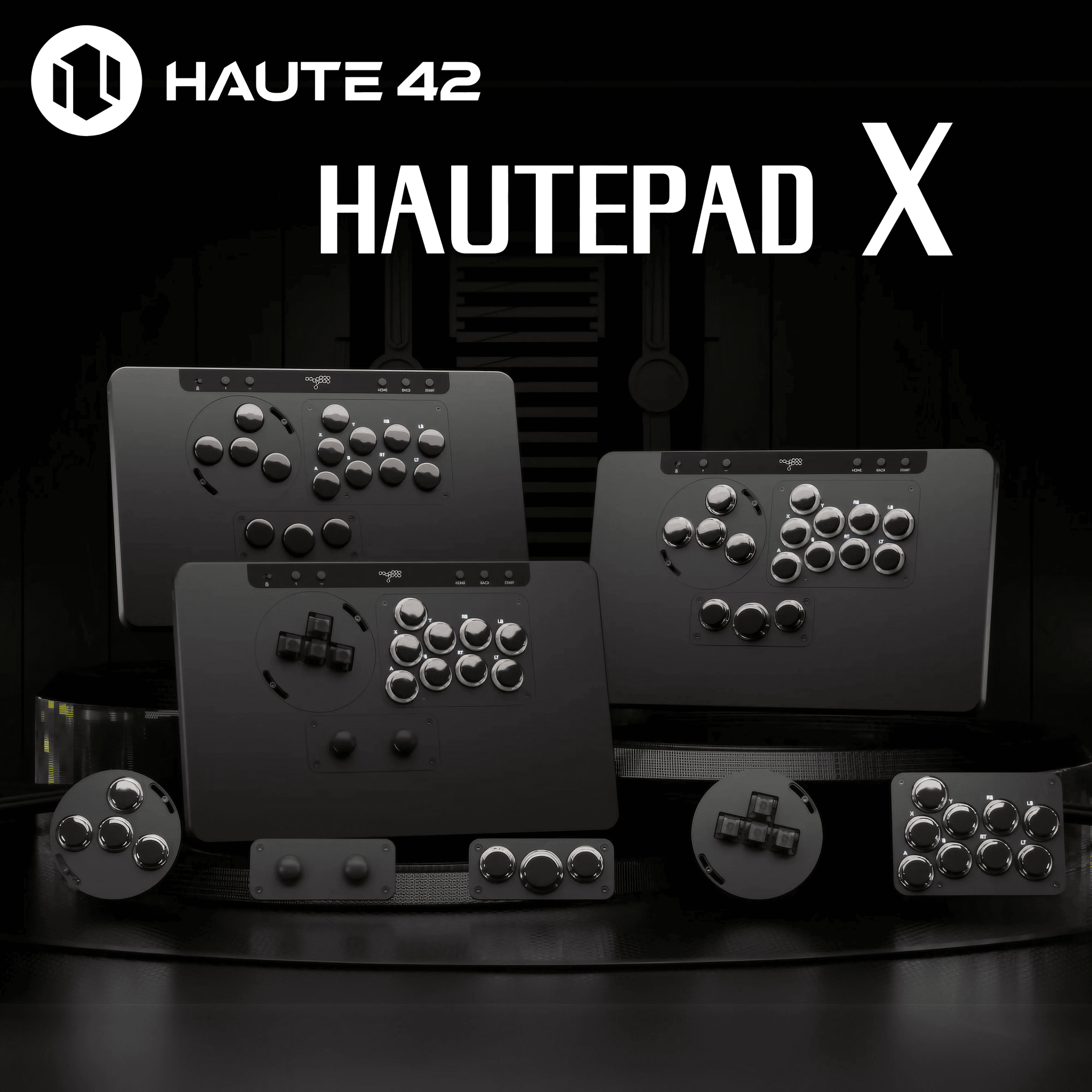 haute42 hautePad X 新品未使用 最新アケコン レバーレス Haute42 COSMOX HautePad X | モジュール式レバーレス