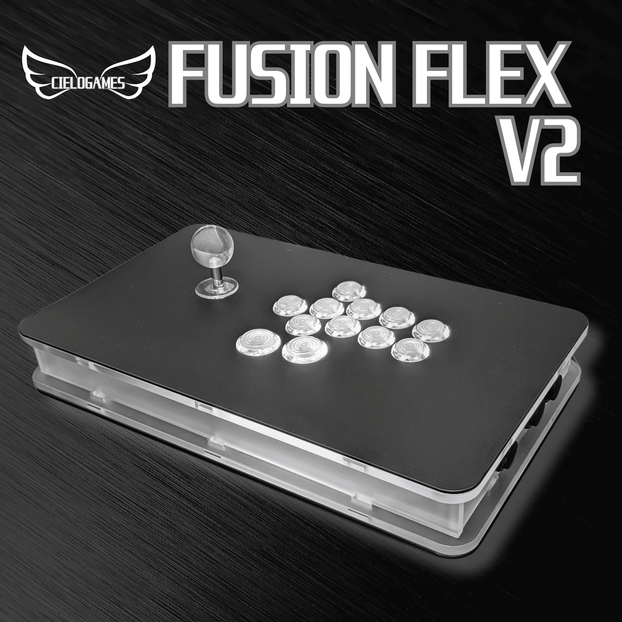 AKASHI 888 CieloGames FusionFlex アケコン CIELOGAMES】FusionFlex V2 | アケコン | ボタン配置カスタマイズ可
