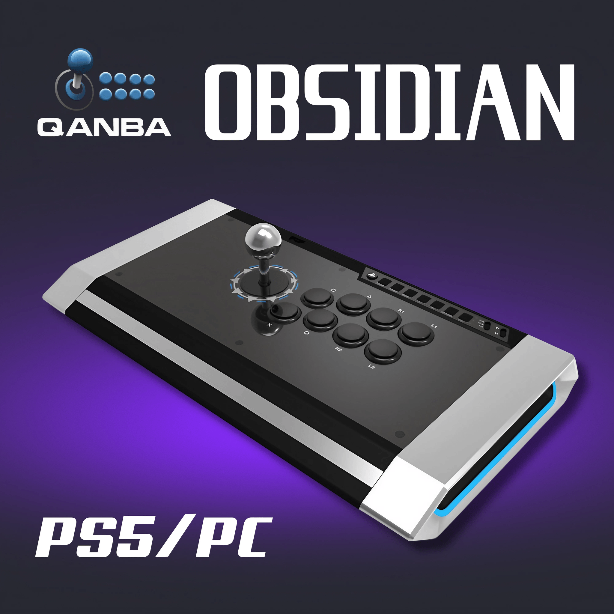 Customizable Arcade Joystick Qanba Q3 Obsidian For PC & Android 