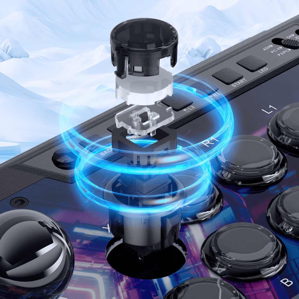 アケコン レバーレス ゲームパッド 通販ショップ ゲームコントローラー専門店 CIELOGAMES アケコン Qanba Q3MF Obsidian Arcade Joystick