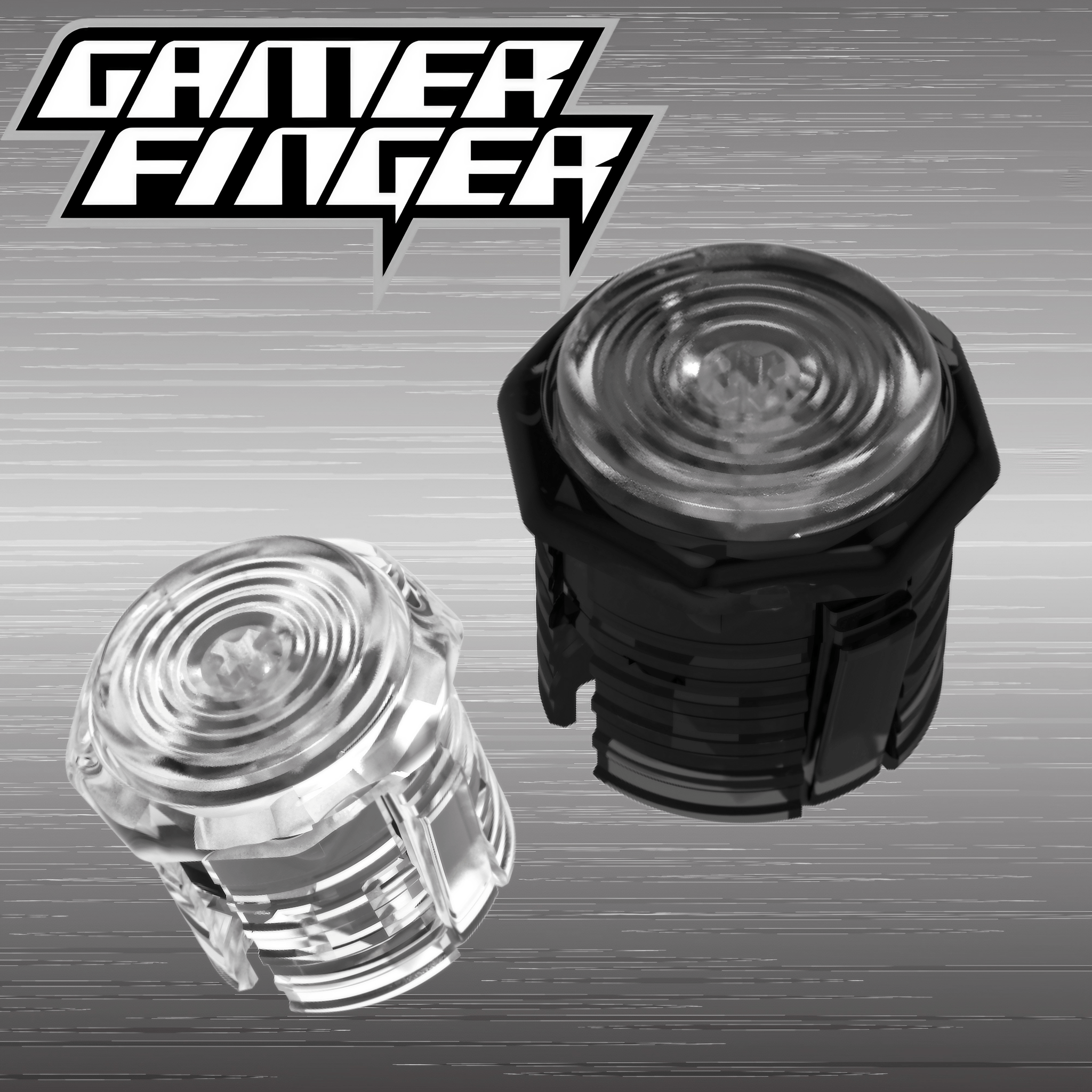 GamerFinger HBFS-24 ハメ込み式 24mm - Crystal / BlackBuckle