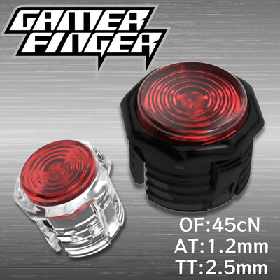 アケコン レバーレス ゲームパッド 通販ショップ ゲームコントローラー専門店 CIELOGAMES ボタン GamerFinger HBFS はめ込み式 24/30mm