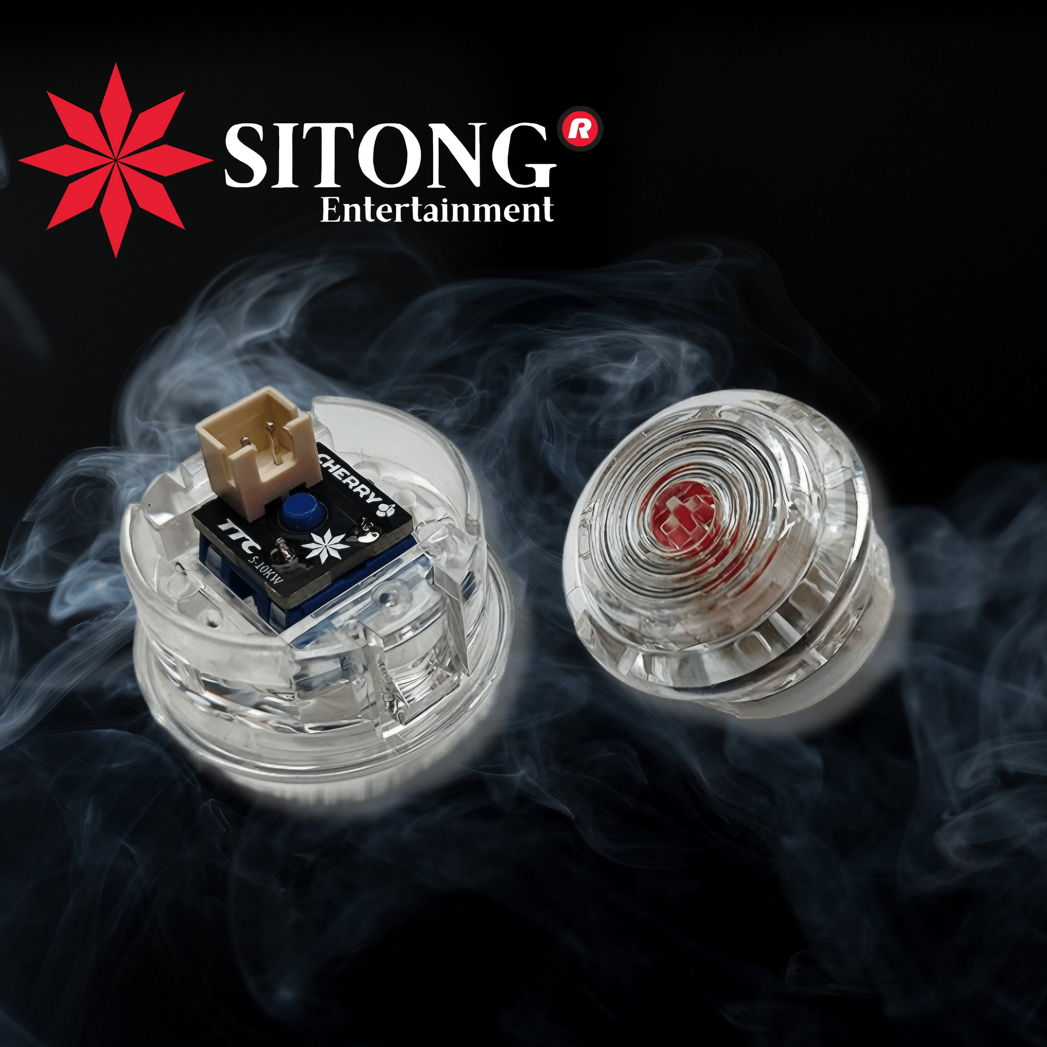 安東武男☆プロのためのカッティングシステム CIELOGAMES】 Sitong 薄型メカニカルボタン TTC Speed Silver V2