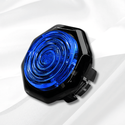 アケコン レバーレス ゲームパッド 通販ショップ ゲームコントローラー専門店 CIELOGAMES ボタン Sitong 薄型メカニカルボタン Kailh軸 黒八角枠 24/30mm Blue Clear Choc V2 赤軸