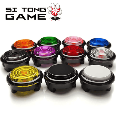 Sitong 薄型メカニカルボタン Kailh軸 黒丸枠 24/30mm