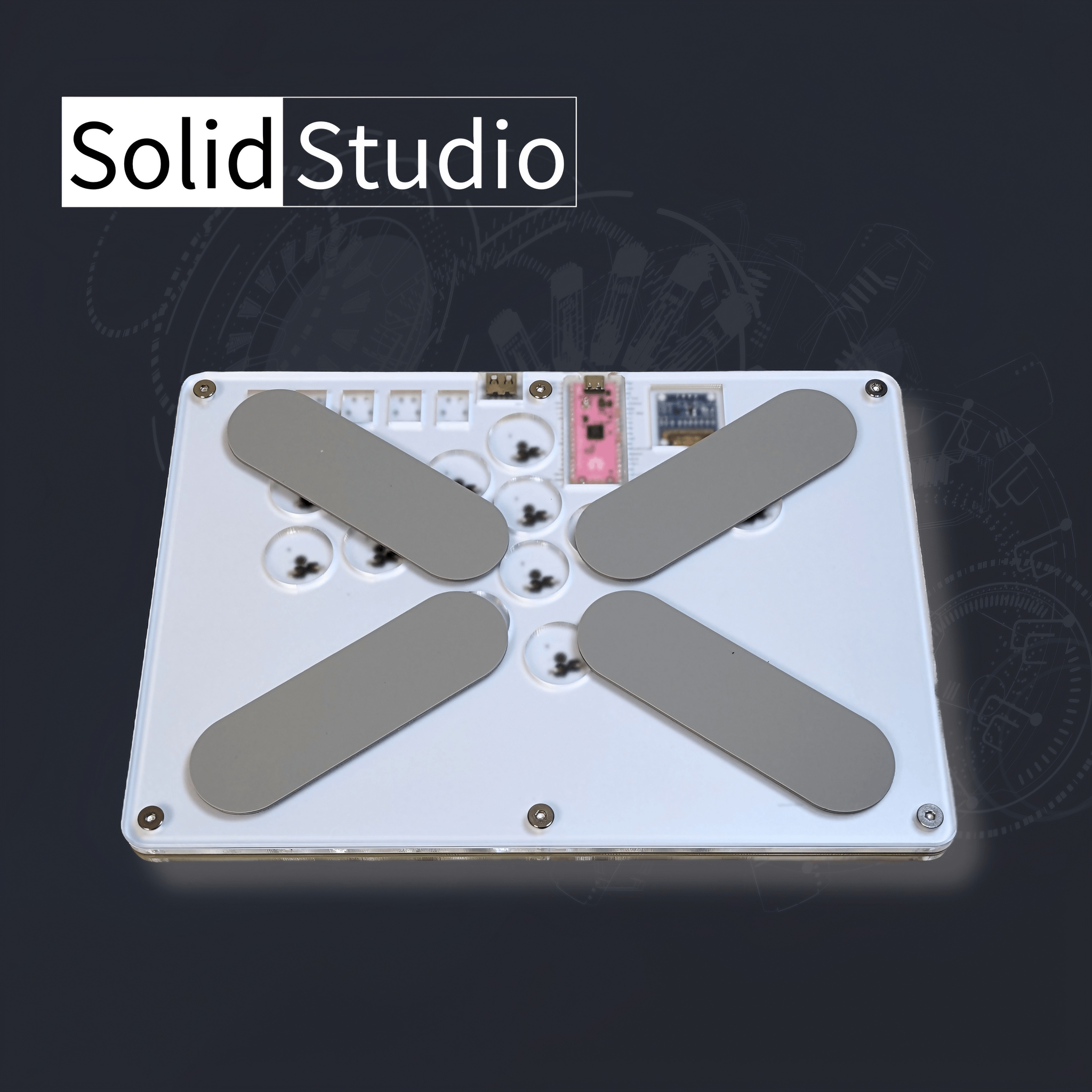 【CIELOGAMES】Solid Studio A14 | 薄型レバーレスコントローラー