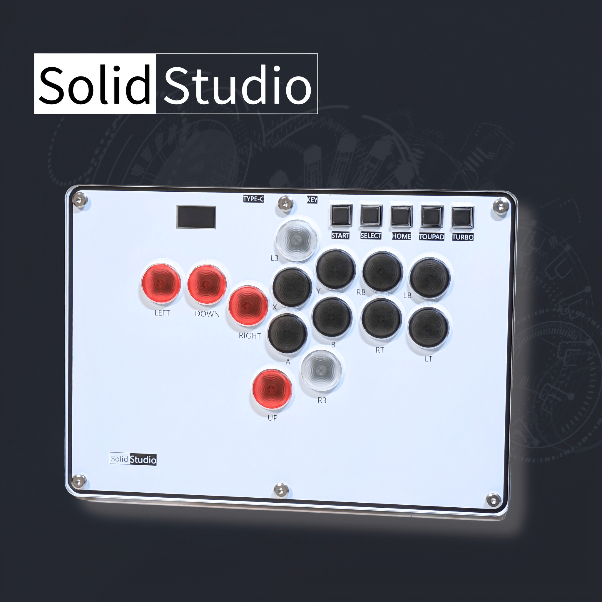 CIELOGAMES】Solid Studio A14 | 薄型レバーレスコントローラー