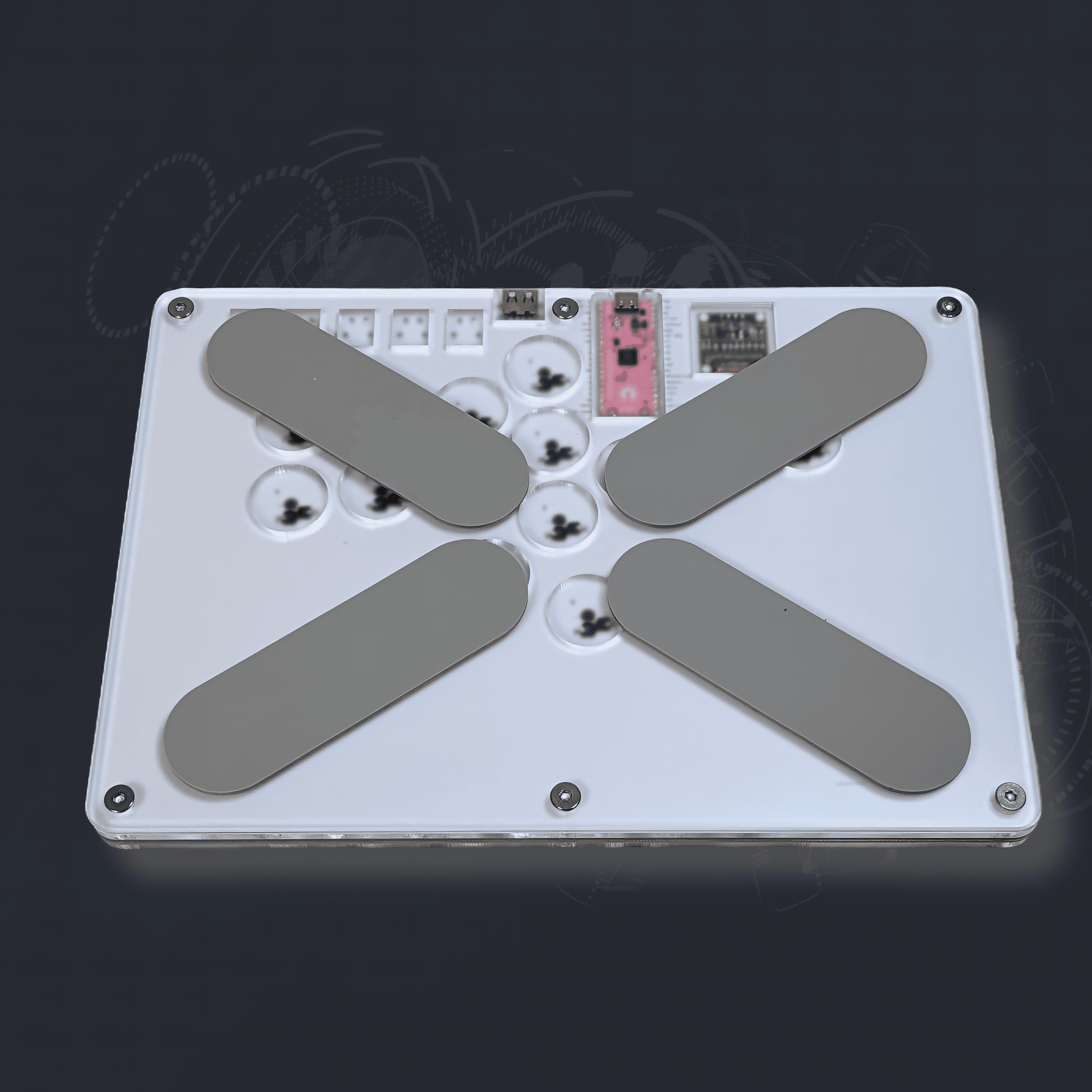 Solid Studio A14 アケコン レバーレス コントローラー Solid Studio A14 | 薄型レバーレスコントローラー – CIELOGAMES
