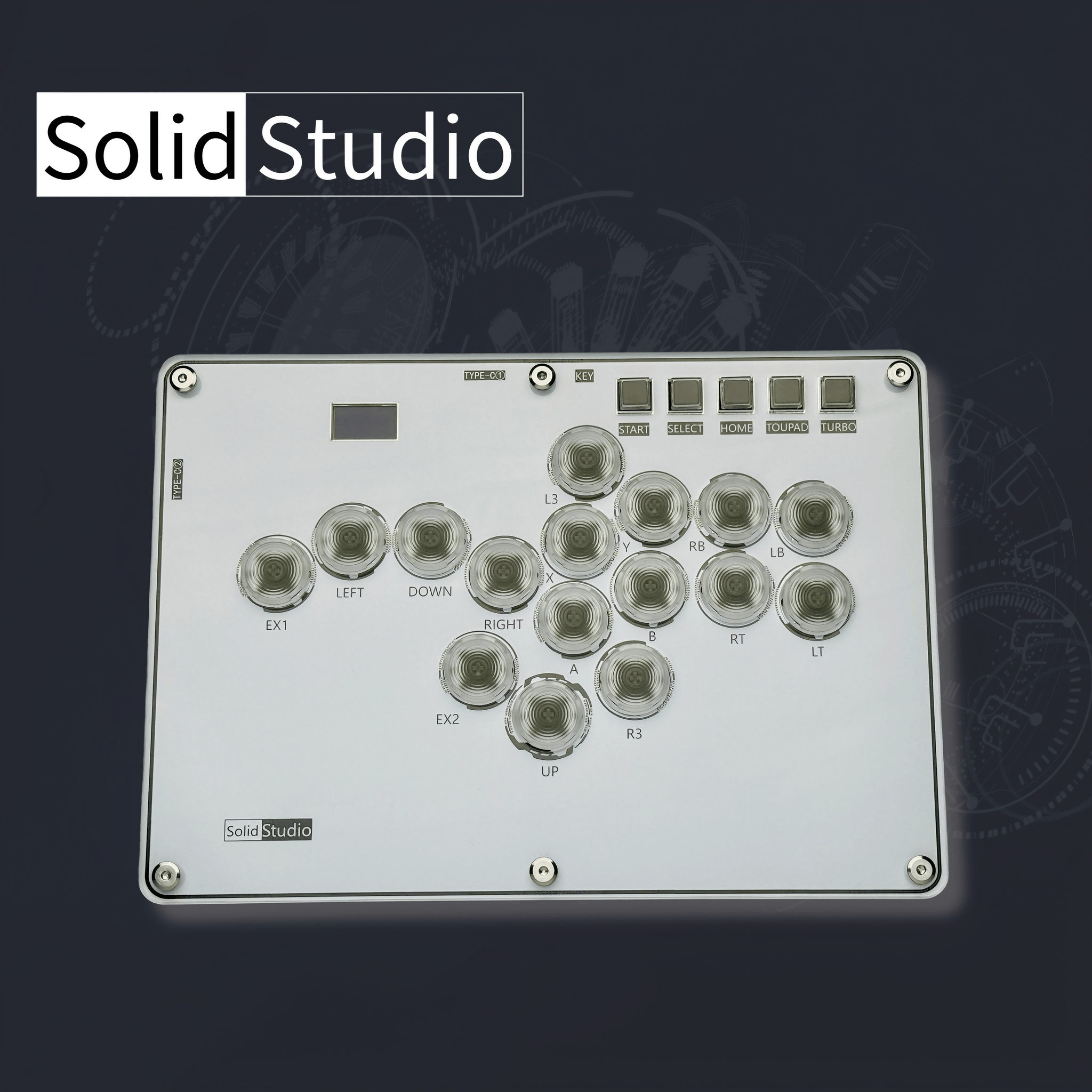 CIELOGAMES】Solid Studio A16 PLUS | 薄型レバーレスコントローラー