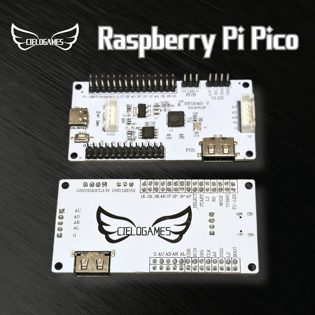 アケコン レバーレス ゲームパッド 通販ショップ ゲームコントローラー専門店 CIELOGAMES 基板 Cielogames製 Raspberry Pi Pico GP2040-CE   
