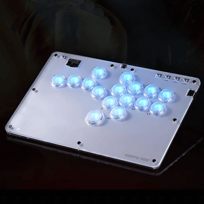 アケコン レバーレス ゲームパッド 通販ショップ ゲームコントローラー専門店 CIELOGAMES レバーレス Haute42 COSMOX HautePad Rseries R16 R-16 White