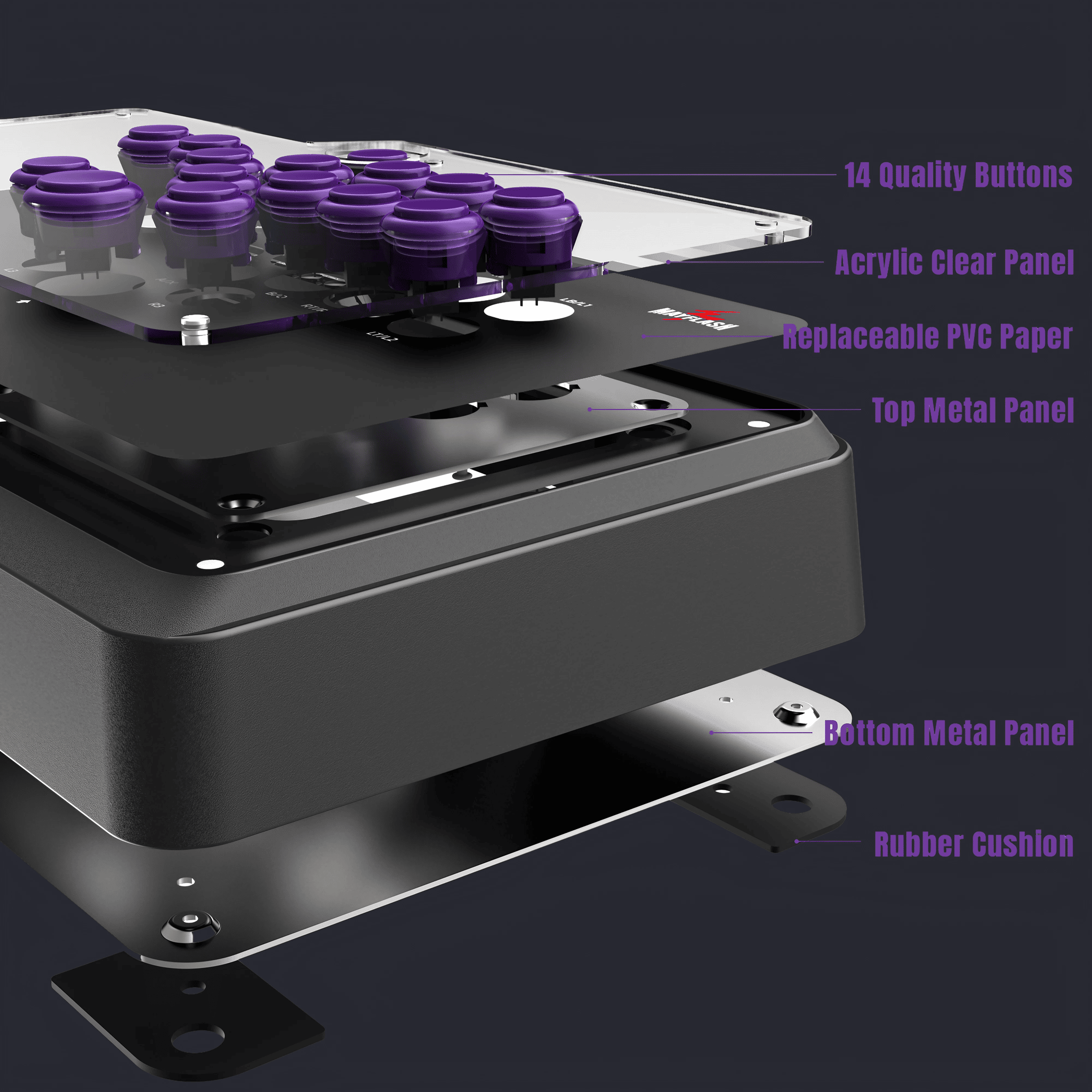 MayFlash F500 Flat | レバーレス | BOX型レバーレス – CIELOGAMES MayFlash F500 Flat | レバーレス | BOX型レバーレス – CIELOGAMES