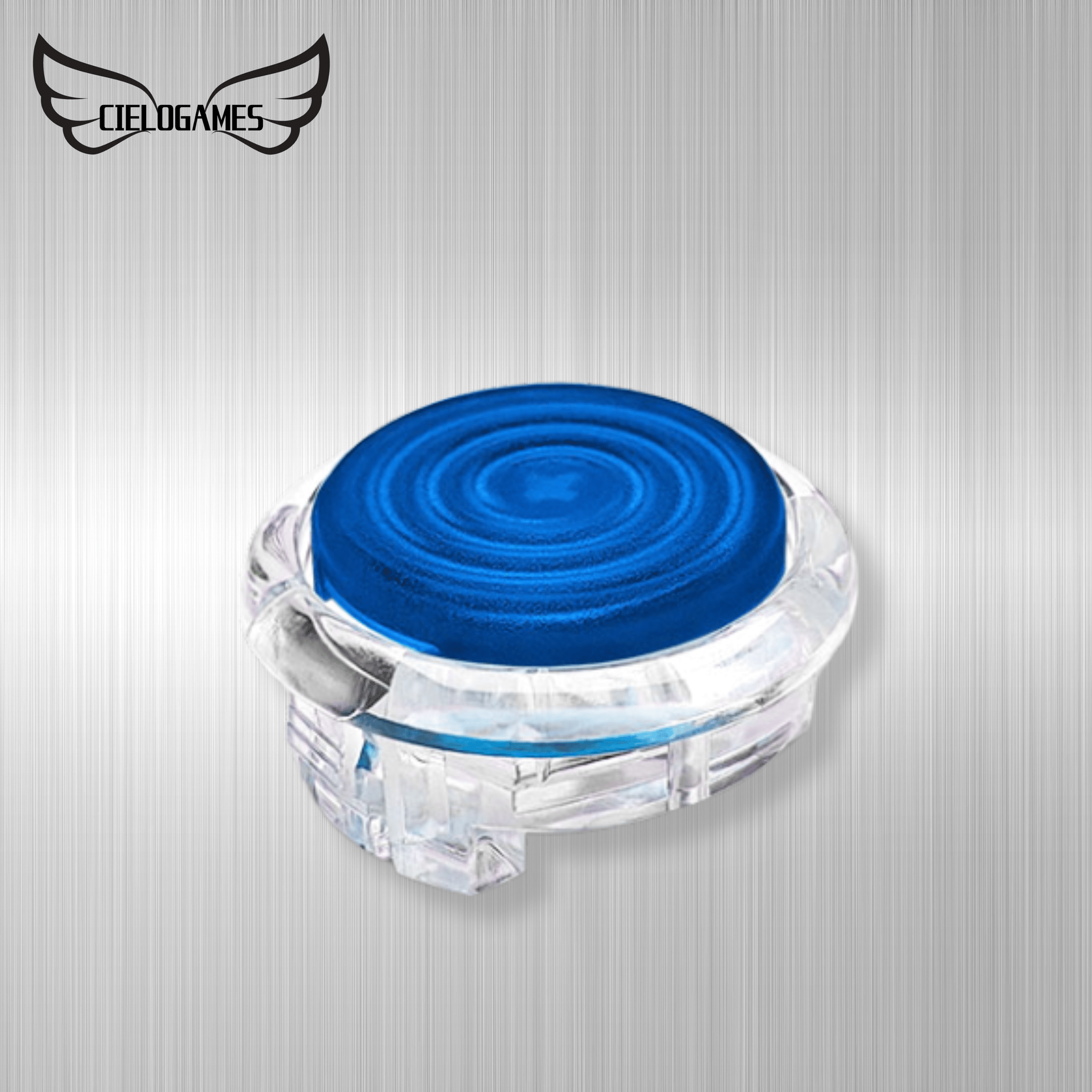 CIELOGAMES】 FeatherTap 薄型メカニカルボタン 透明丸枠 24/30mm CIELOGAMES】 FeatherTap 薄型メカニカルボタン 透明丸枠 24/30mm