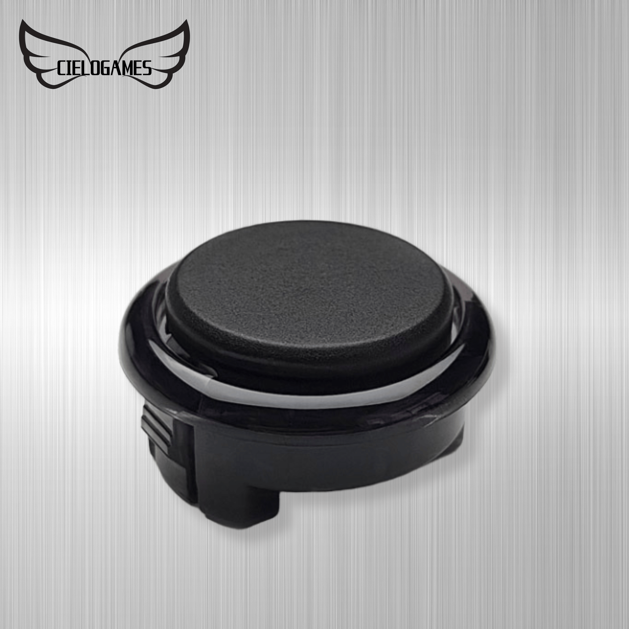 CIELOGAMES】 FeatherTap 薄型メカニカルボタン 黒丸枠 24/30mm CIELOGAMES】 FeatherTap 薄型メカニカルボタン 黒丸枠 24/30mm