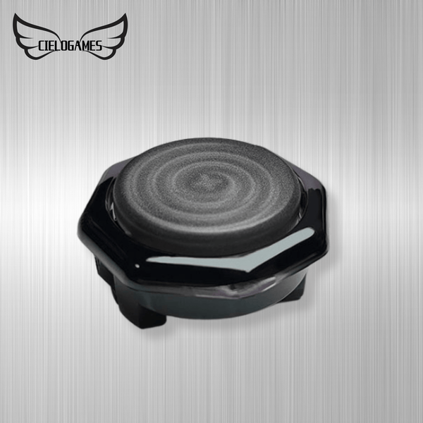 アケコン レバーレス ゲームパッド 通販ショップ ゲームコントローラー専門店 CIELOGAMES ボタン CieloGames FeatherTap 黒八角枠 24/30mm ClearBlack Matt 24mm