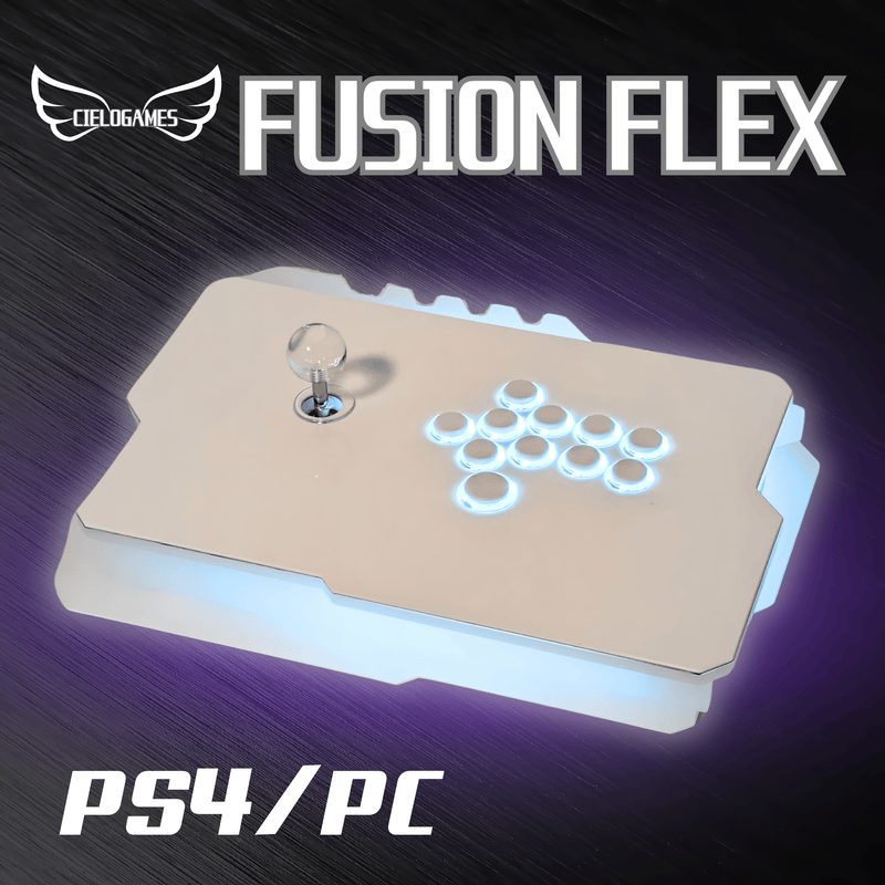 【CIELOGAMES】FusionFlex FeatherTapVer | アケコン| ボタン増設11ボタン