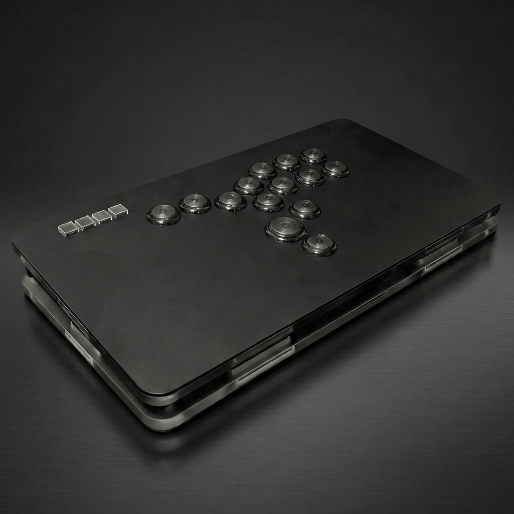 アケコン レバーレス ゲームパッド 通販ショップ ゲームコントローラー専門店 CIELOGAMES レバーレス CieloGames FusionX 黒筐体 バックライトLED無 PC版 14ボタン