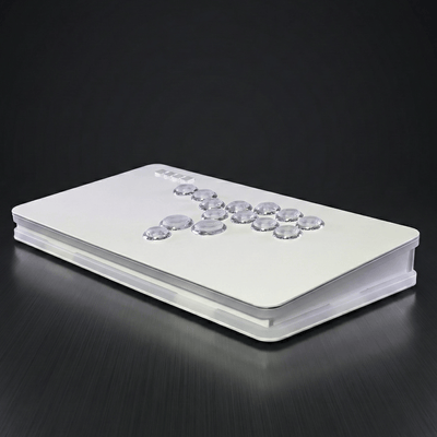 アケコン レバーレス ゲームパッド 通販ショップ ゲームコントローラー専門店 CIELOGAMES レバーレス CieloGames FusionX 白筐体 バックライトLED無 PC版 14ボタン