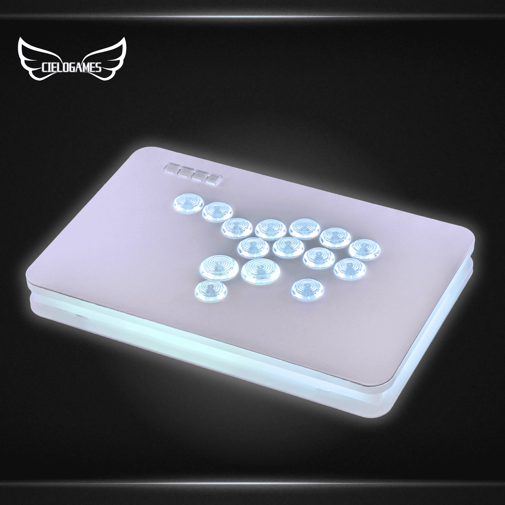 アケコン レバーレス ゲームパッド 通販ショップ ゲームコントローラー専門店 CIELOGAMES レバーレス CieloGames FusionEdge バックライトLED有 PC版 15ボタン