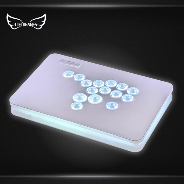 アケコン レバーレス ゲームパッド 通販ショップ ゲームコントローラー専門店 CIELOGAMES レバーレス CieloGames FusionEdge バックライトLED有 PC版 15ボタン