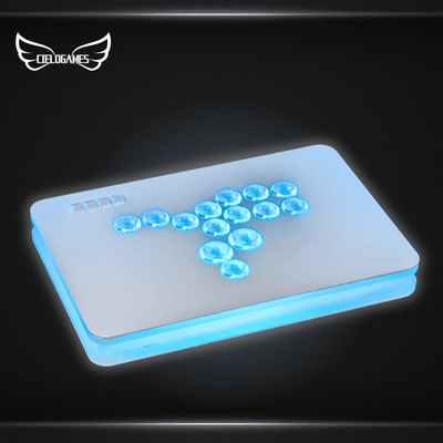 アケコン レバーレス ゲームパッド 通販ショップ ゲームコントローラー専門店 CIELOGAMES レバーレス CieloGames FusionEdge バックライトLED有 PC版 14ボタン