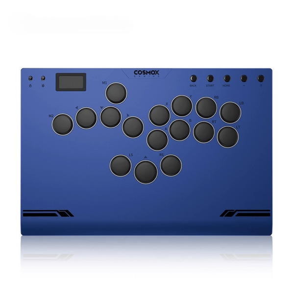 アケコン レバーレス ゲームパッド 通販ショップ ゲームコントローラー専門店 CIELOGAMES レバーレス Haute42 COSMOX HautePad M Ultra Gen2 M Ultra16 Gen2 青