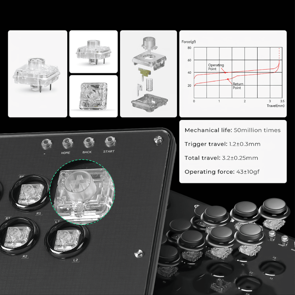 アケコン レバーレス ゲームパッド 通販ショップ ゲームコントローラー専門店 CIELOGAMES レバーレス Haute42 COSMOX HautePad Useries U16