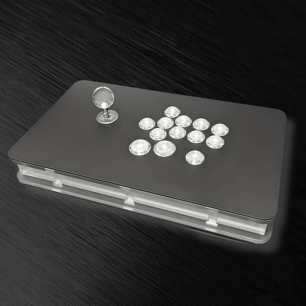 アケコン レバーレス ゲームパッド 通販ショップ ゲームコントローラー専門店 CIELOGAMES アケコン CieloGames FusionFlex V2 バックライトLED無 PC版 White(13ボタン)