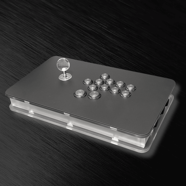 アケコン レバーレス ゲームパッド 通販ショップ ゲームコントローラー専門店 CIELOGAMES アケコン CieloGames FusionFlex V2 バックライトLED無 PC版 Black(12ボタン)