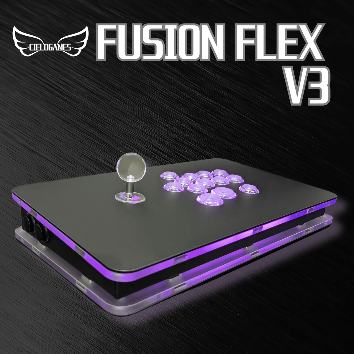 CIELOGAMES】FusionFlex V3 | アケコン | 天板傾斜タイプ 膝置き向き CIELOGAMES】FusionFlex V3 | アケコン | 天板傾斜タイプ 膝置き向き