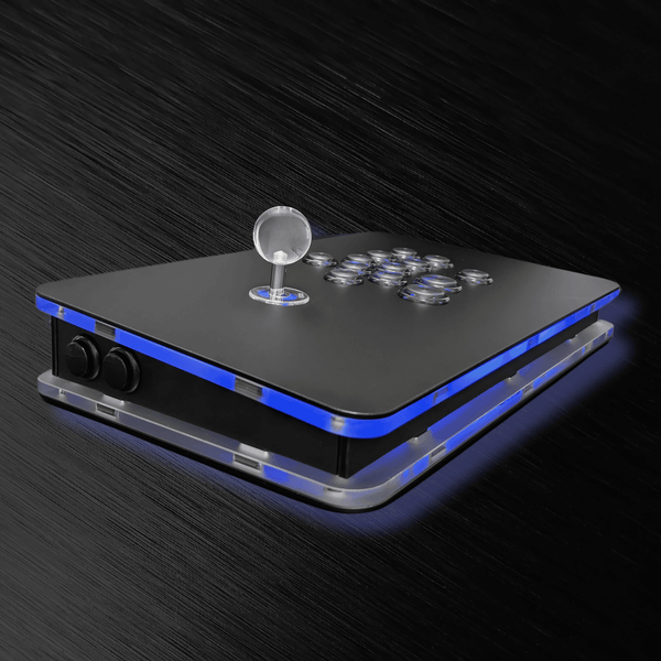 アケコン レバーレス ゲームパッド 通販ショップ ゲームコントローラー専門店 CIELOGAMES アケコン CieloGames FusionFlex V3 黒筐体 バックライトLED有 PC版 Black(13ボタン)