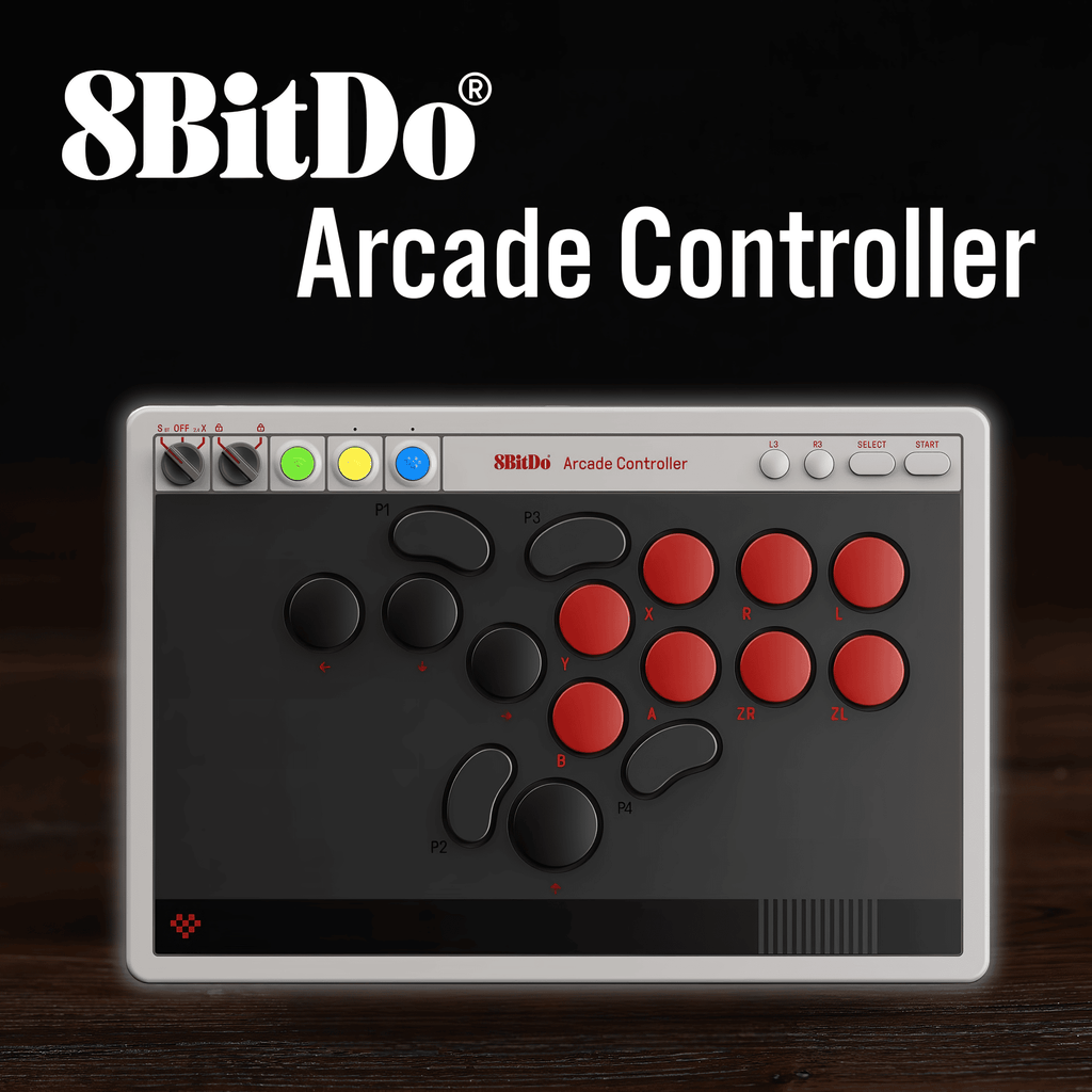 アケコン レバーレス ゲームパッド 通販ショップ ゲームコントローラー専門店 CIELOGAMES レバーレス 8BitDo Arcade Controller