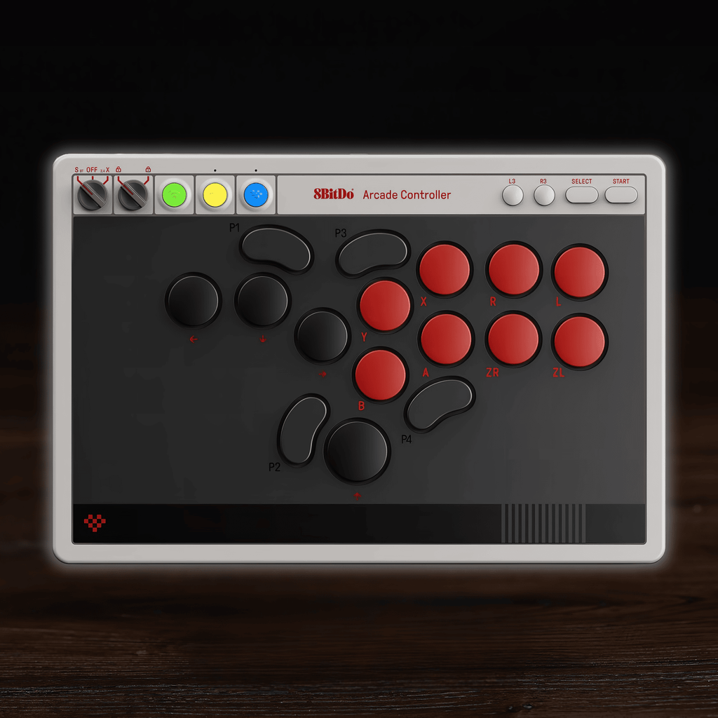 アケコン レバーレス ゲームパッド 通販ショップ ゲームコントローラー専門店 CIELOGAMES レバーレス 8BitDo Arcade Controller 通常版