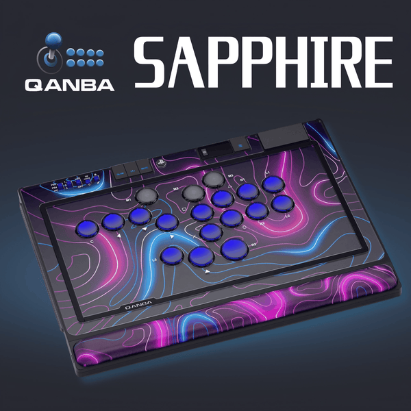 アケコン レバーレス ゲームパッド 通販ショップ ゲームコントローラー専門店 CIELOGAMES レバーレス Qanba Sapphire Arcade Controller