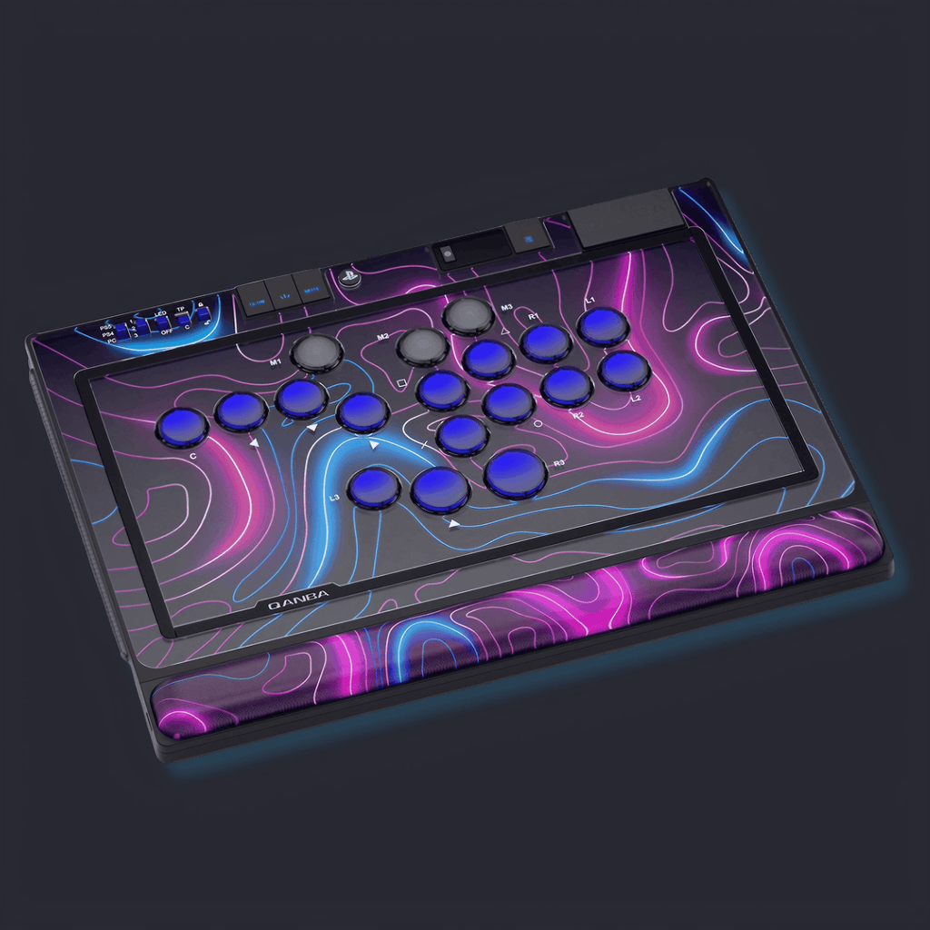 アケコン レバーレス ゲームパッド 通販ショップ ゲームコントローラー専門店 CIELOGAMES レバーレス Qanba Sapphire Arcade Controller Sapphire