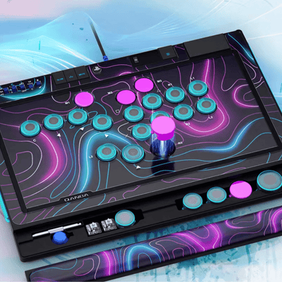 アケコン レバーレス ゲームパッド 通販ショップ ゲームコントローラー専門店 CIELOGAMES レバーレス Qanba Sapphire Arcade Controller