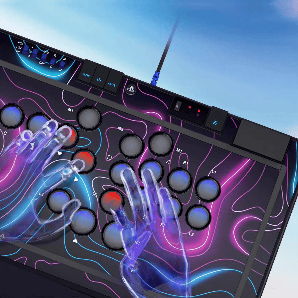 アケコン レバーレス ゲームパッド 通販ショップ ゲームコントローラー専門店 CIELOGAMES レバーレス Qanba Sapphire Arcade Controller