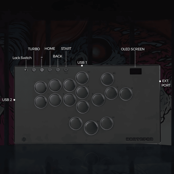 アケコン レバーレス ゲームパッド 通販ショップ ゲームコントローラー専門店 CIELOGAMES レバーレス Haute42 COSMOX HautePad E16 Mirrored