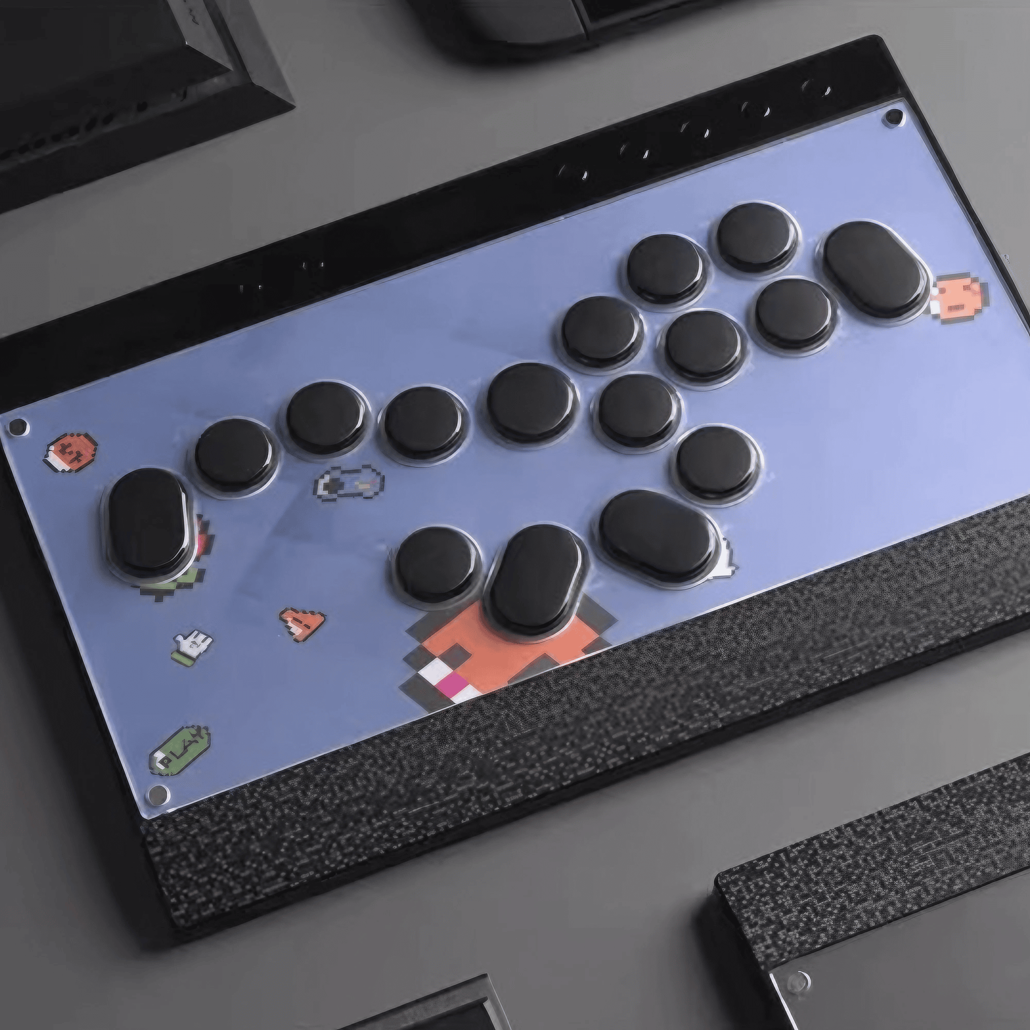 COSMOX Haute42 C16-S アケコン レバーレスコントローラー Haute42 COSMOX HautePad C16S | アルミフレーム製レバーレス