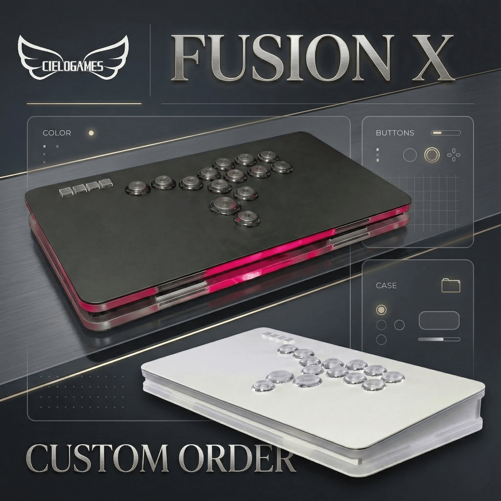 アケコン レバーレス ゲームパッド 通販ショップ ゲームコントローラー専門店 CIELOGAMES レバーレス CieloGames FusionX カスタマイズオーダー