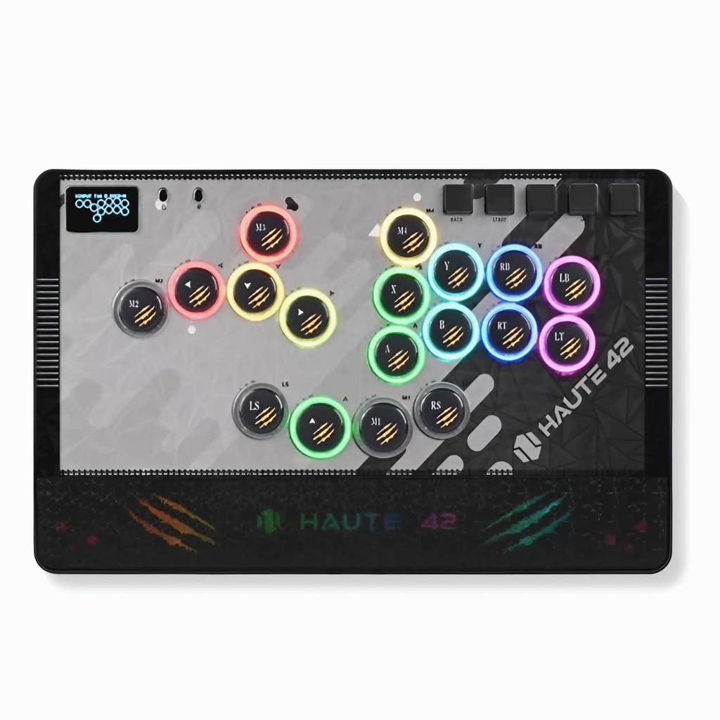 アケコン レバーレス ゲームパッド 通販ショップ ゲームコントローラー専門店 CIELOGAMES レバーレス Haute42 COSMOX HautePad C-AT C-AT Black