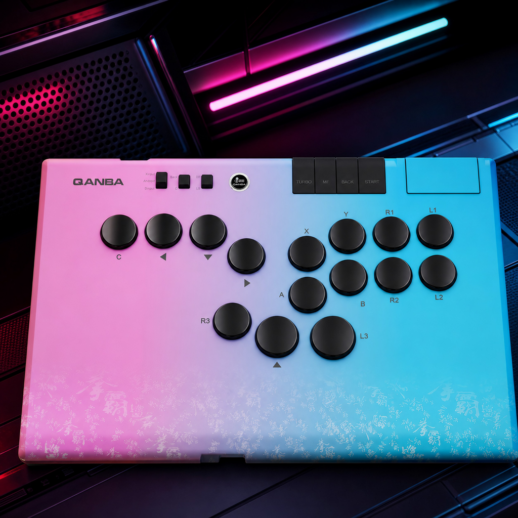 アケコン レバーレス ゲームパッド 通販ショップ ゲームコントローラー専門店 CIELOGAMES レバーレス Qanba Ruby Arcade Controller