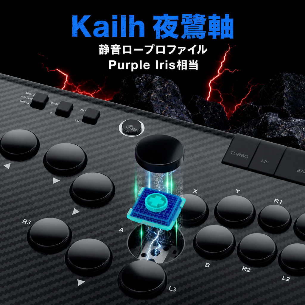 アケコン レバーレス ゲームパッド 通販ショップ ゲームコントローラー専門店 CIELOGAMES レバーレス Qanba Ruby Arcade Controller